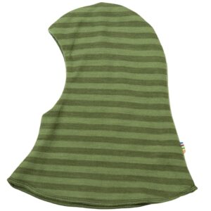 Joha Uld Grøn Stribe Elefanthue Double Layer - Str. 41