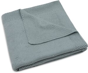 Jollein Strikket Tæppe Cozy, Sea Green