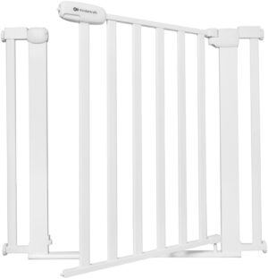 Kinderkraft LOCK& GO Sikkerhedsgitter, White, Børnegitter