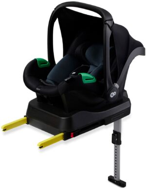 Kinderkraft MINK PRO i-Size Autostol Baby inkl MINK FX Base, Black
