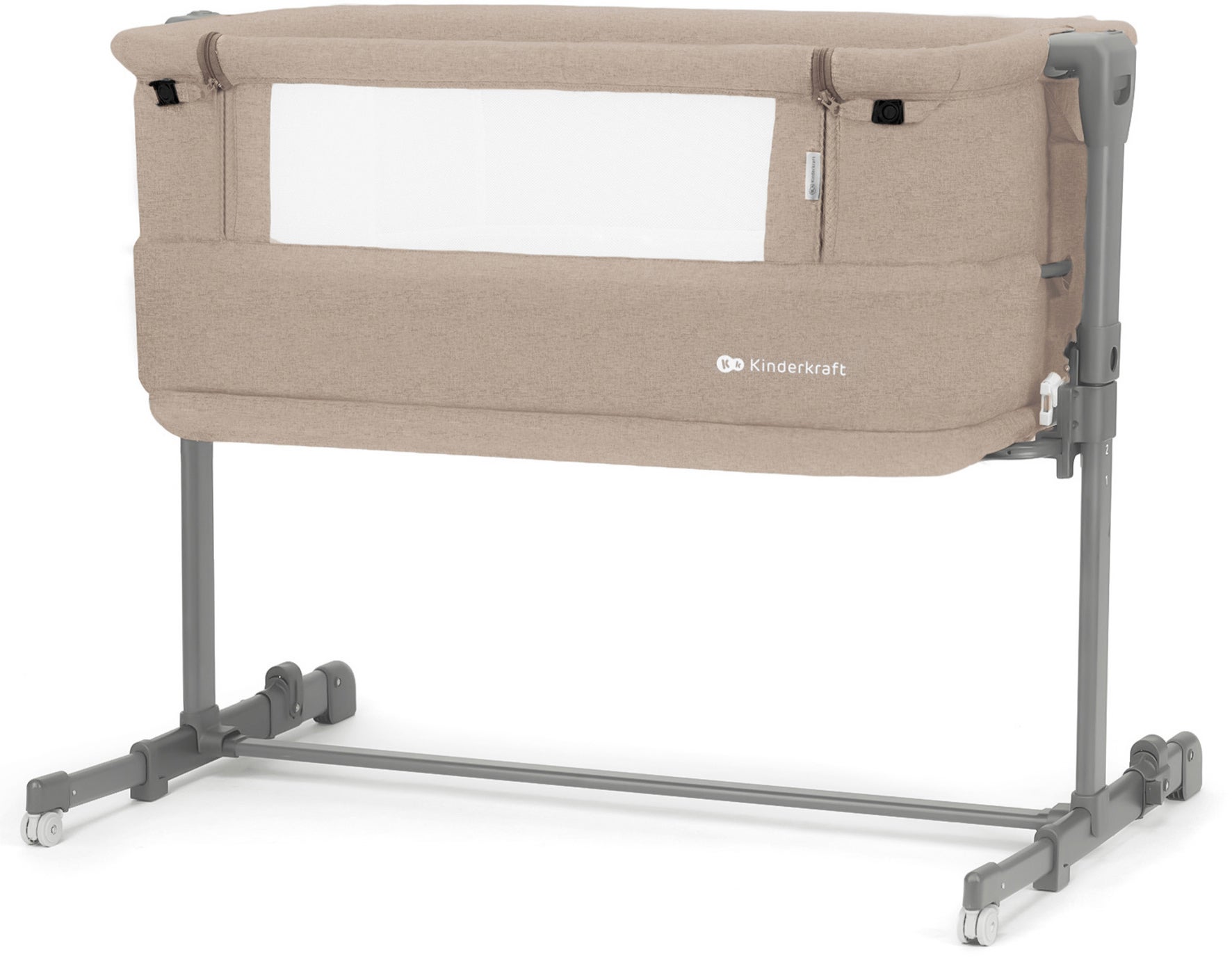 Kinderkraft NESTE GROW Bedside Crib, Beige Kinderkraft NESTE GROW Bedside Crib, Beige