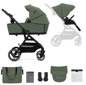 Kinderkraft YOXI 2-in-1 Duovogn, Mystic Green