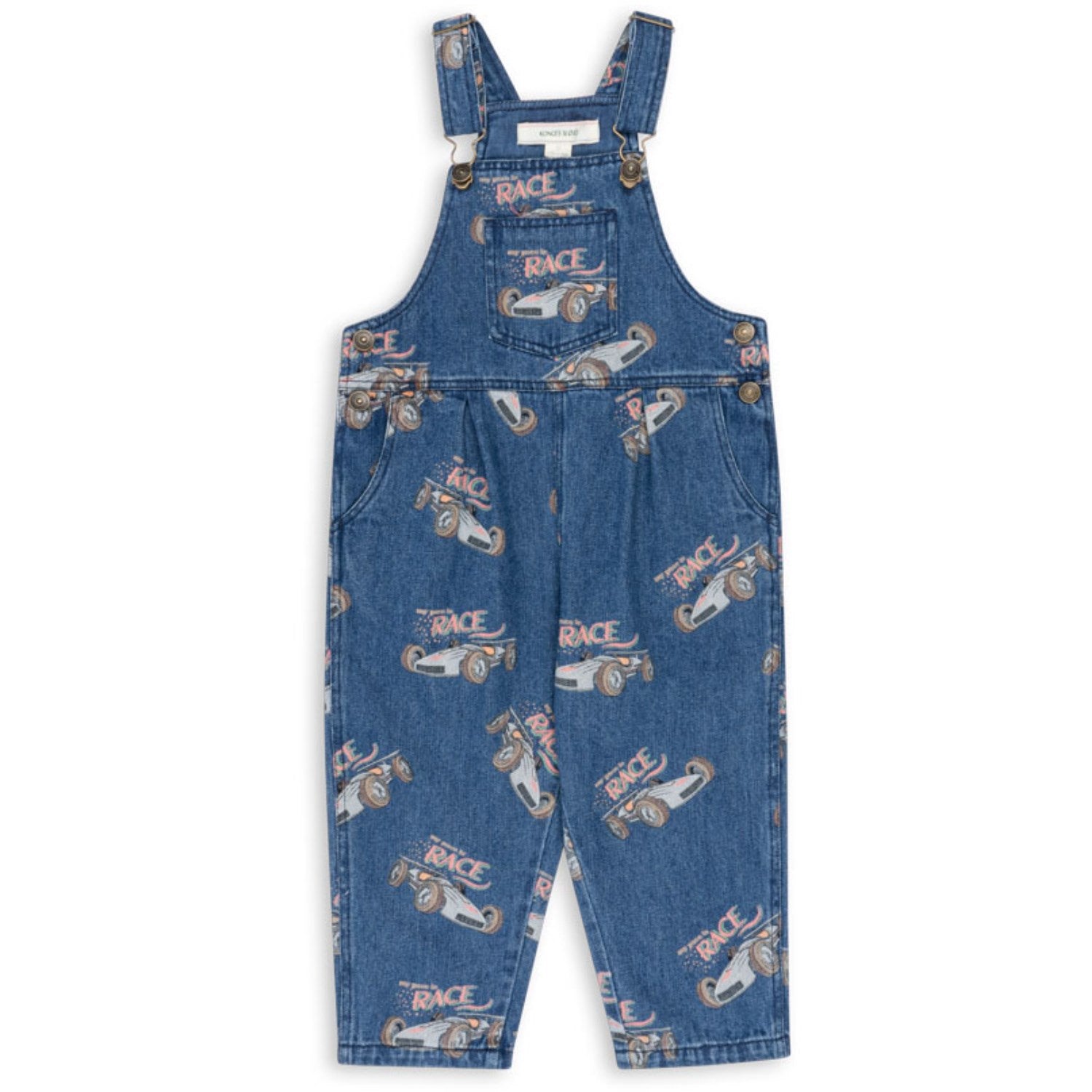 Konges Sløjd Race Denim Magot Overalls GOTS - Str. 3 år Konges Sløjd Race Denim Magot Overalls GOTS - Str. 3 år