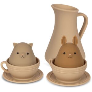 Konges Sløjd Warm Clay Mix Silicone Badelegetøj Sæt med Kopper