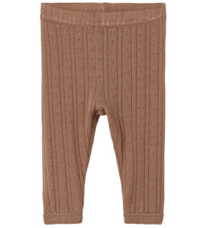 Lil Atelier Leggings - Uld - NbfNaima - Beaver Fur