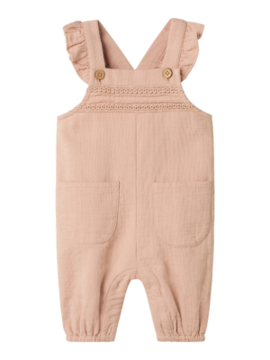 Lil Atelier Salene Loose Overall - Rugby Tan - 56 cm