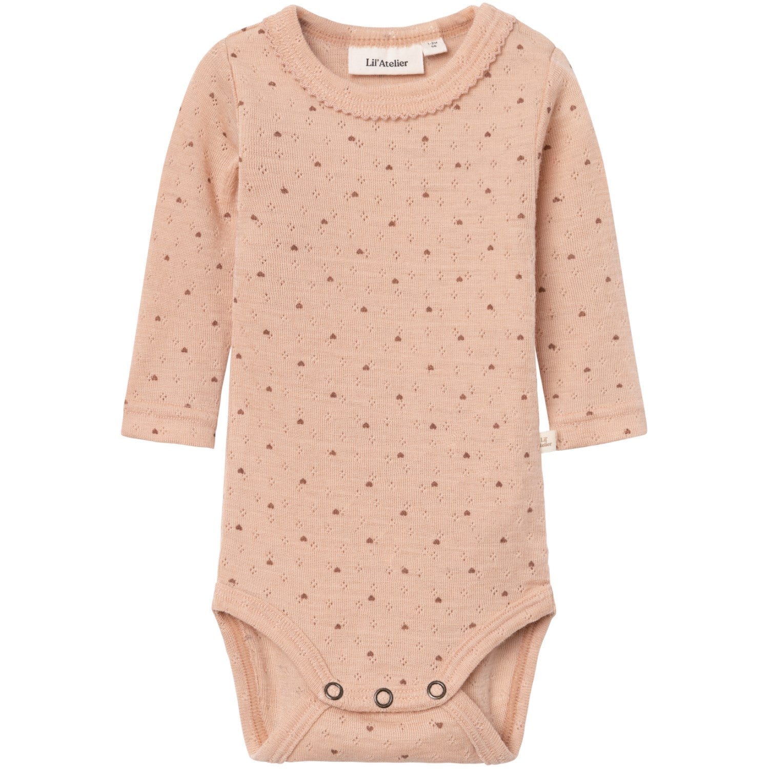 Lil'Atelier Rugby Tan Nava Uld Body - Str. 86 Lil'Atelier Rugby Tan Nava Uld Body - Str. 86