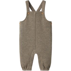 Lil'Atelier Silent Storm Melange Tabby Overalls - Str. 68