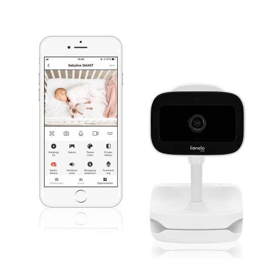 Lionelo Babyline Go Babyalarm, Hvid Lionelo Babyline Go Babyalarm, Hvid