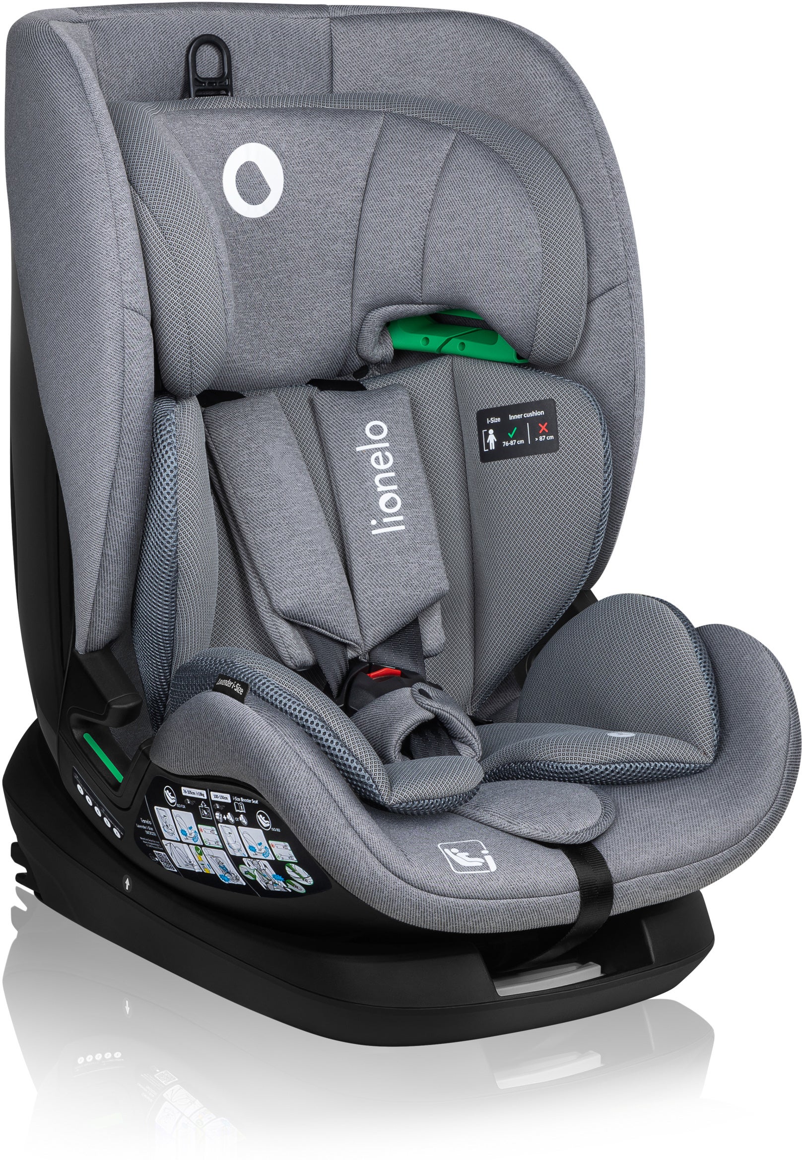 Lionelo Lavender I-size Autostol, Grey Stone Lionelo Lavender I-size Autostol, Grey Stone