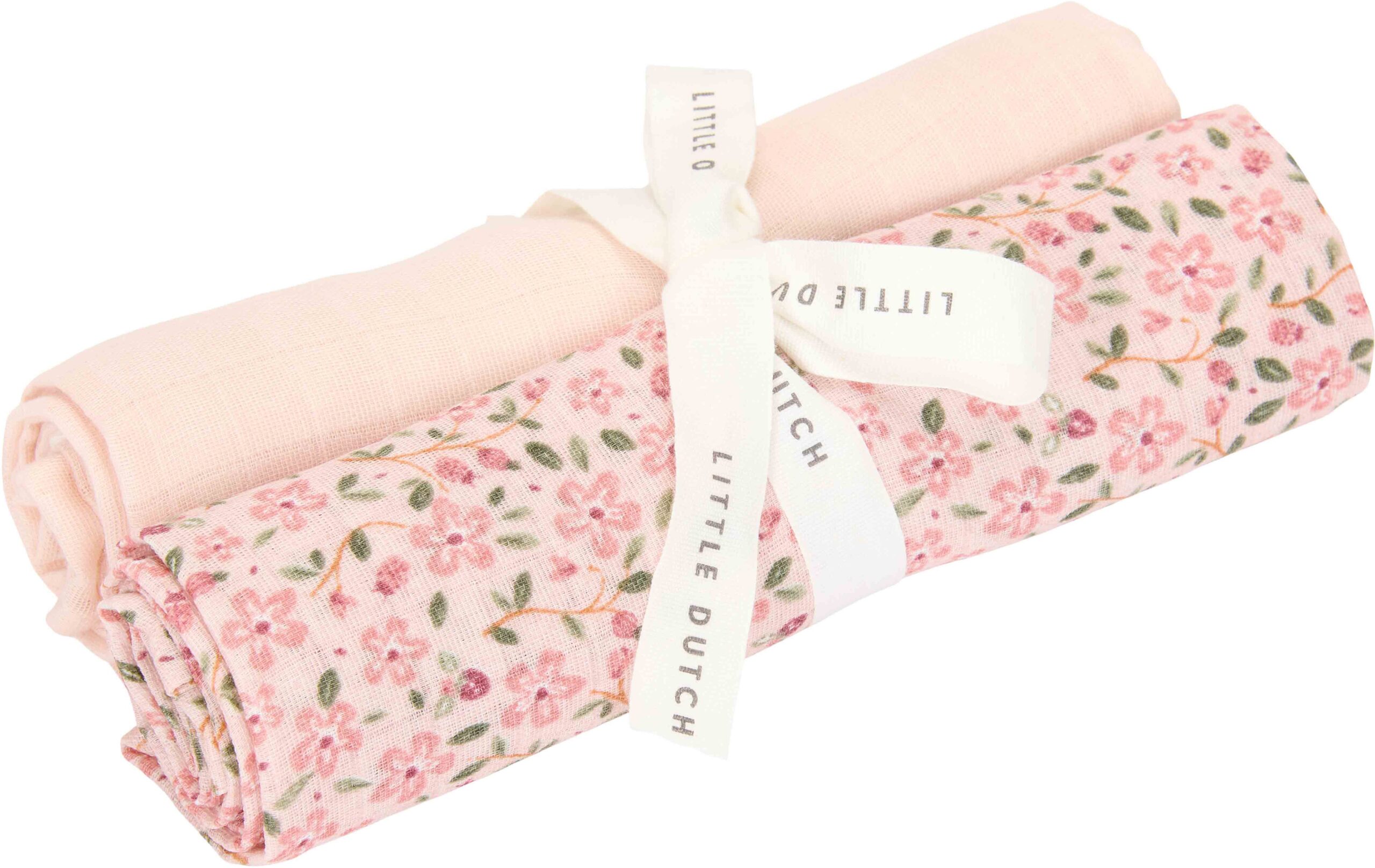 Little Dutch Fairy Blossom & Blossom Tæpper/ Stofbleer i Musselin 2-pak, Pink Little Dutch Fairy Blossom & Blossom Tæpper/ Stofbleer i Musselin 2-pak, Pink