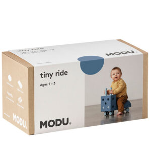 MODU Gåvogn - Tiny Ride - 10 Dele - Deep Blue/Sky Blue