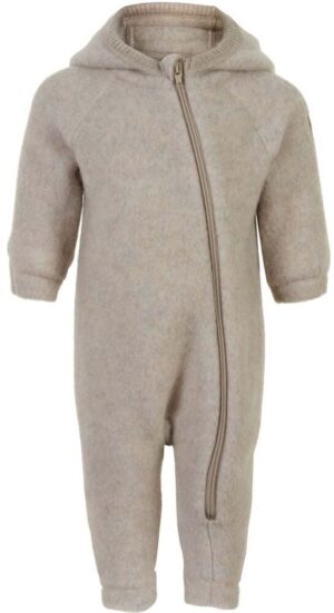 Mikk-Line Jumpsuit Uld med Ører, Melange Offwhite, 56