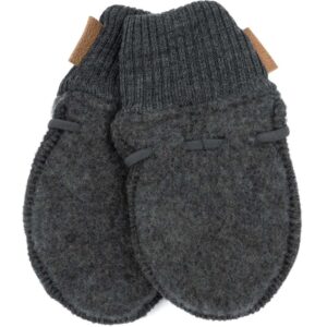 MikkLine Vanter Uld, Anthracite Melange, 74-80