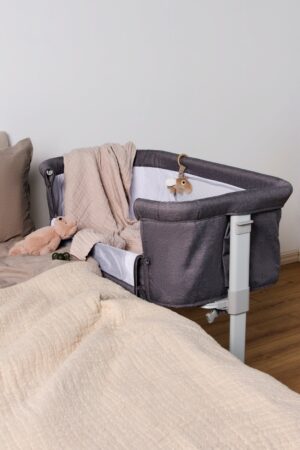 Moweo ALEX Bedside Crib, Grå
