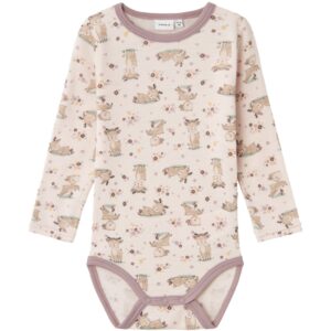 Name It Lilac Ash AOP Willit Uld Body - Str. 98