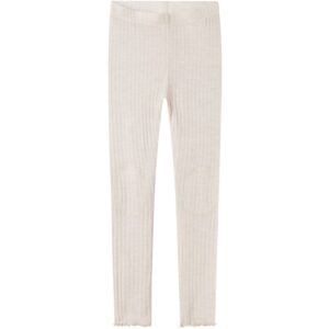 Name It Lilac Ash Wossa Uld/Silk Rib Leggings - Str. 134-140