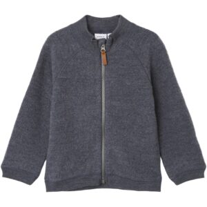 Name It Ombre Blue Wmino Børstet Uld Cardigan - Str. 86