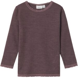 Name It Sparrow Wang Uld Needle Bluse Solid Noos - Str. 92