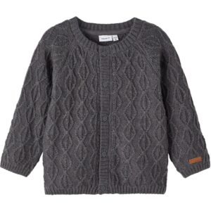 Name it Iron Gate Wrilla Uld Strik Cardigan - Str. 86