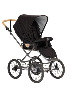 Naturkind klapvogn IDA - colour Panther (sort)