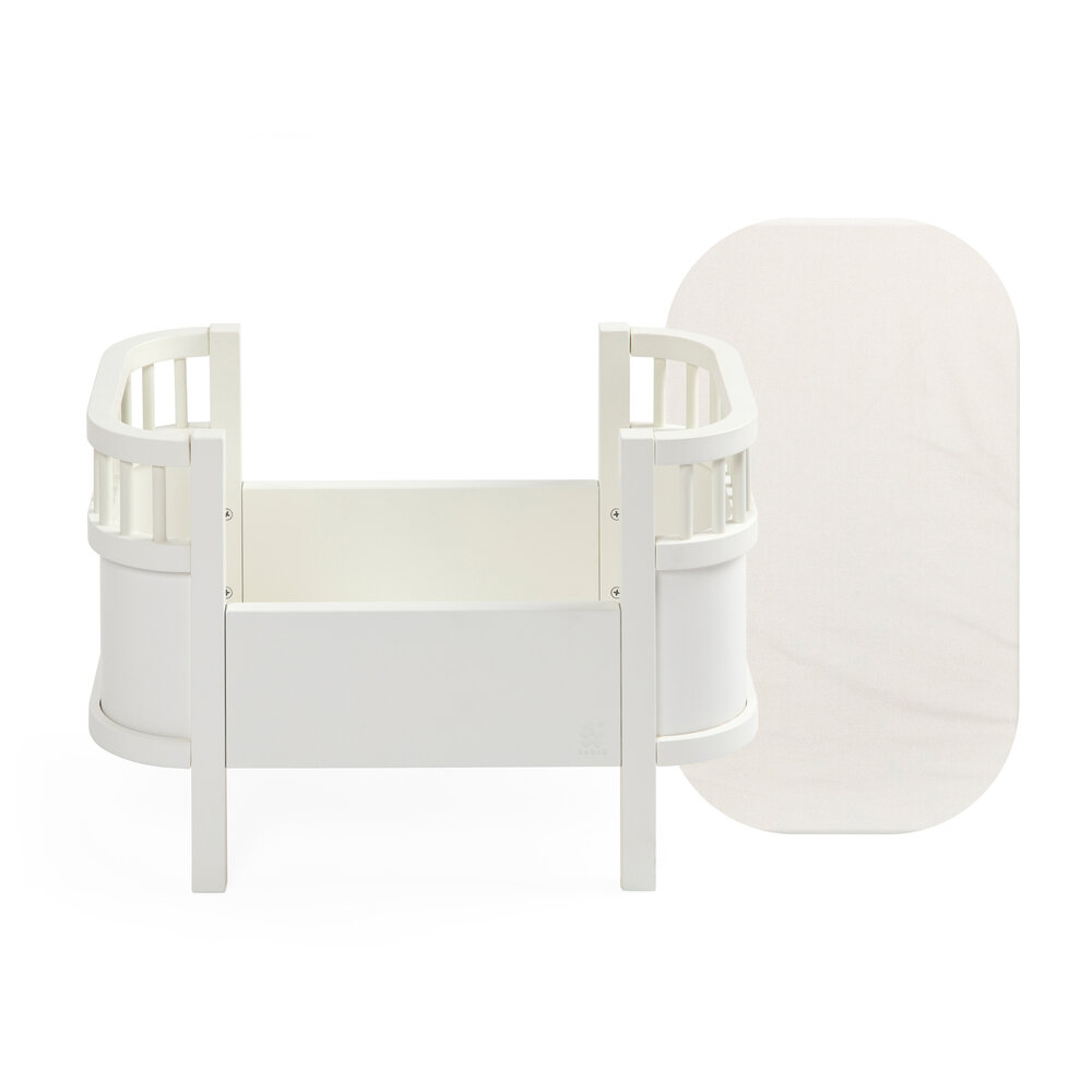 Sebra Dukkesengen, classic white Sebra Dukkesengen, classic white