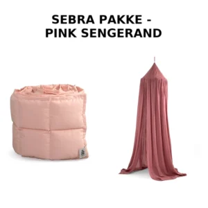 Sebra Pakke - Pink Sengerand
