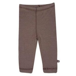 Smallstuff Uld Drop Needle Leggings Rose Brown - Str. 80
