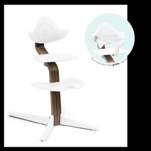 StokkeÂ® NomiÂ® Stol Valnød White Inkl. Babysæt