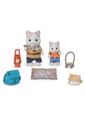 Sylvanian Families Exciting Exploration Set - Latte Cat Brother & Baby