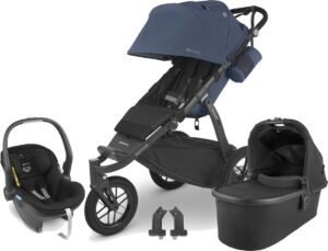 UPPAbaby RIDGE Duovogn inkl. MESA i-Size Autostol Baby, Reggie Black/Jake Black