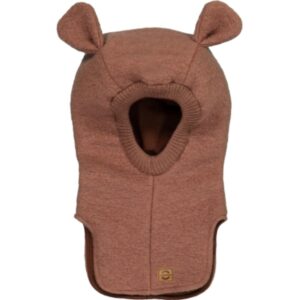Uld Balaclava w Strik - BURLWOOD - 74/80