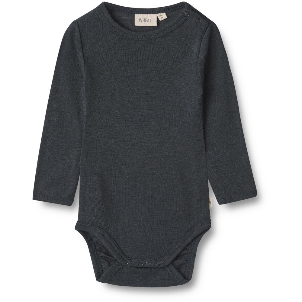 Uld body langærmet Lucca - Navy - 56 Uld body langærmet Lucca - Navy - 56