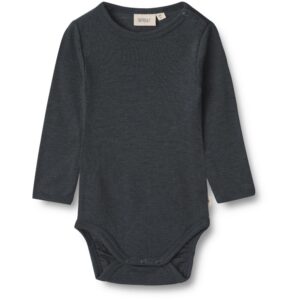 Uld body langærmet Lucca - Navy - 62