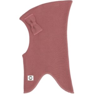 Uld elefanthue sløjfe - ROSE BROWN - 98/104