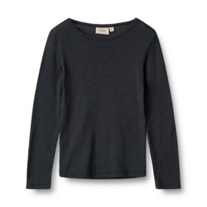Uld t-shirt ls Alfie - Navy - 104