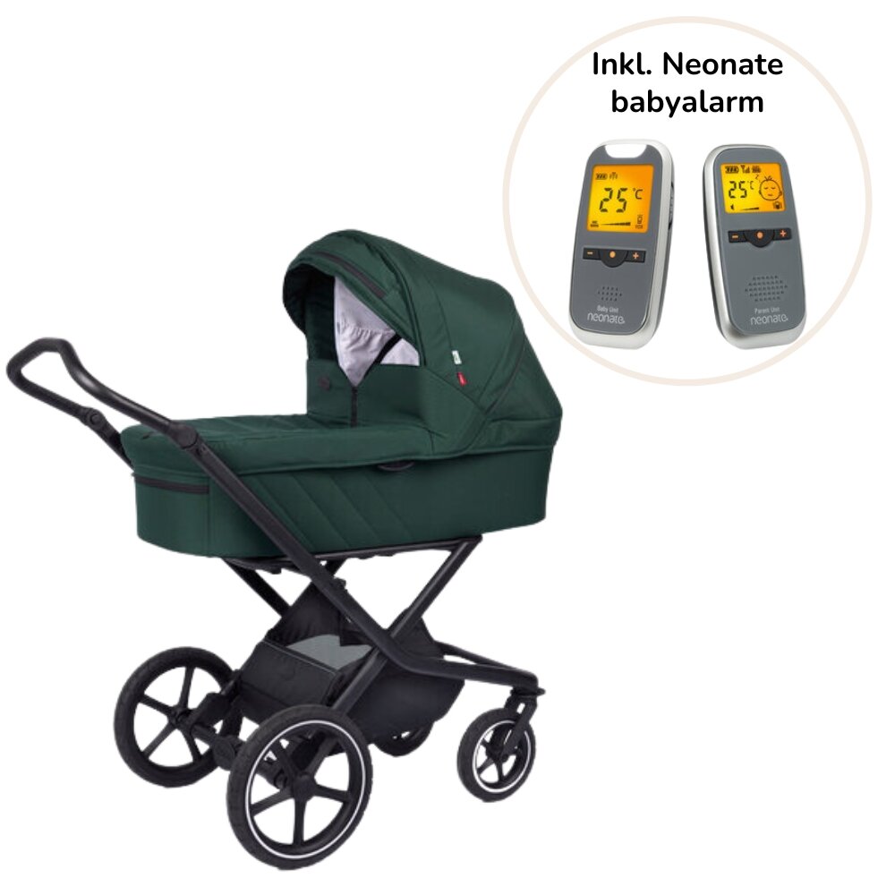 Vida 2 barnevogn - dark green inkl. Neonate BC-5700D Vida 2 barnevogn - dark green inkl. Neonate BC-5700D