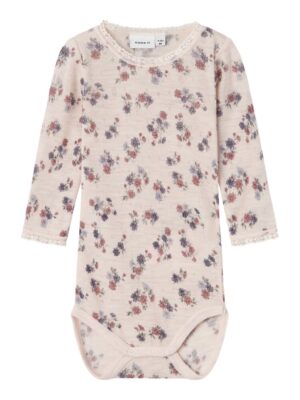 Wang uld langærmet body - LILAC ASH - 80