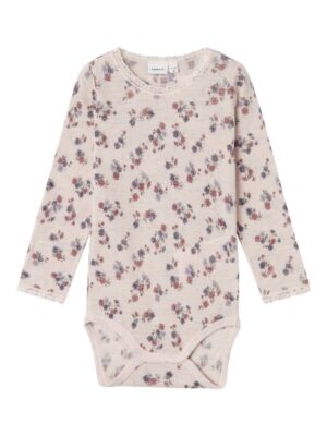 Wang uld langærmet body - LILAC ASH - 98