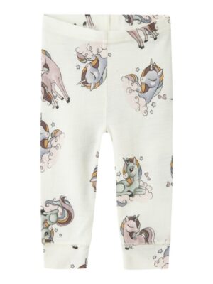 Willitus uld langærmet body noos - SNOW WHITE - 56