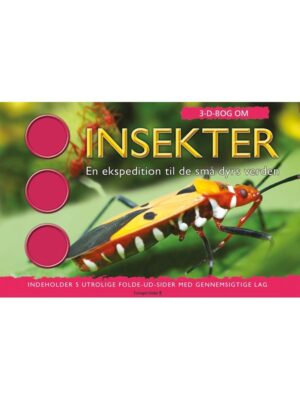 3D Bog om Insekter - Børnebog - hardback