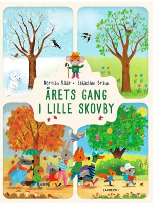 Årets gang i lille skovby - Børnebog - Board books