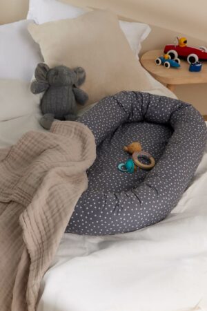 Alice & Fox Babynest Dots, Grey