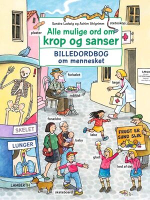Alle mulige ord om krop og sanser - Børnebog - hardcover