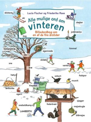 Alle mulige ord om vinteren - Børnebog - hardcover