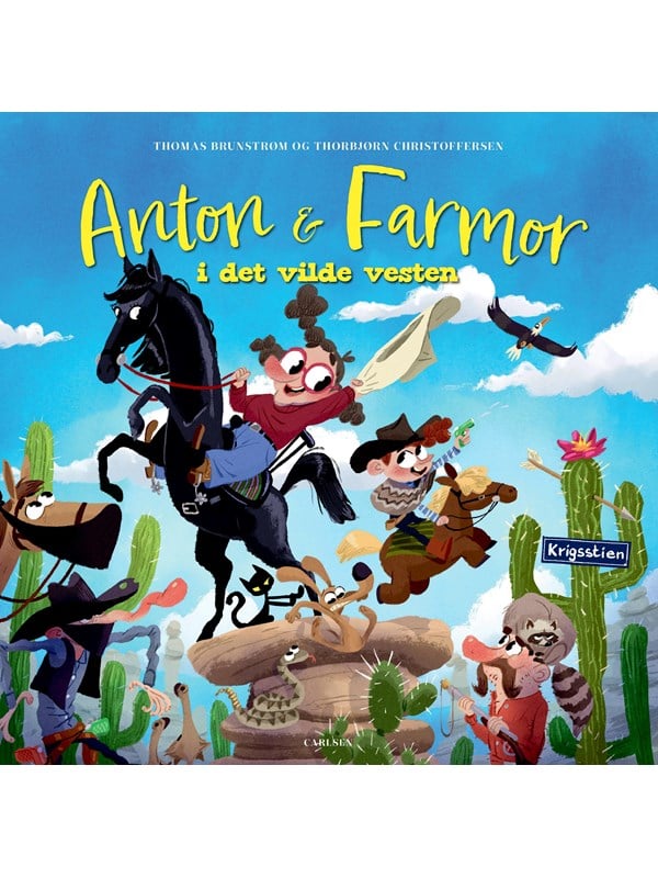 Anton og farmor i Det Vilde Vesten - Børnebog - hardcover Anton og farmor i Det Vilde Vesten - Børnebog - hardcover