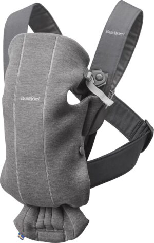 BabyBjörn Mini Bæresele 3D Jersey, Dark grey