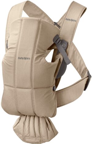 Babybjörn Mini Bæresele Woven, Beige