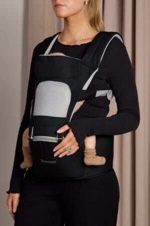 Beemoo CARE Carry Comfort Air 4-in-1 Bæresele & Hoftesæde, Black
