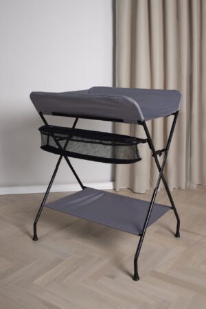 Beemoo CARE Sammenfoldeligt Puslebord, Dark Grey